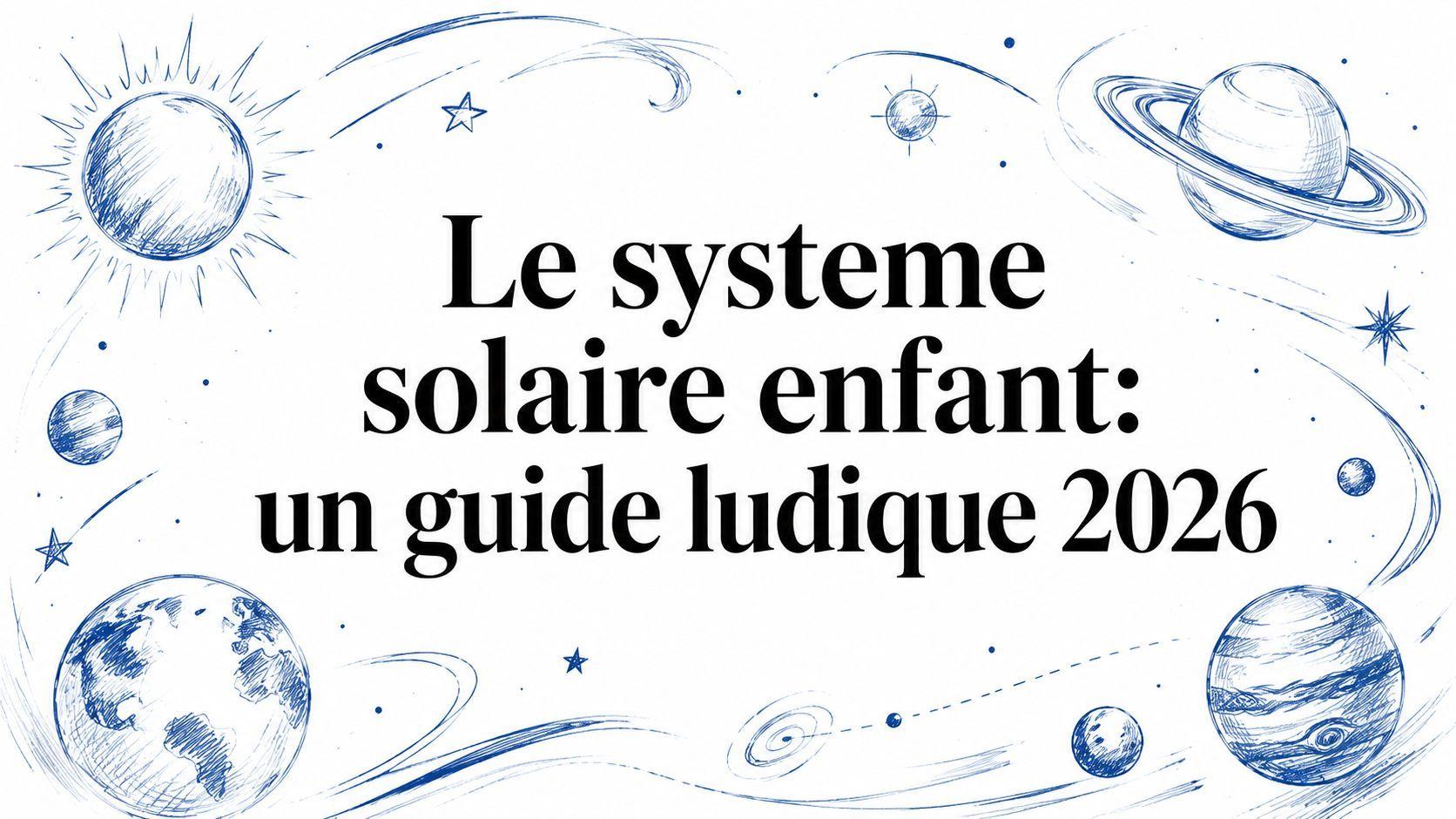 Le systeme solaire enfant: un guide ludique 2026