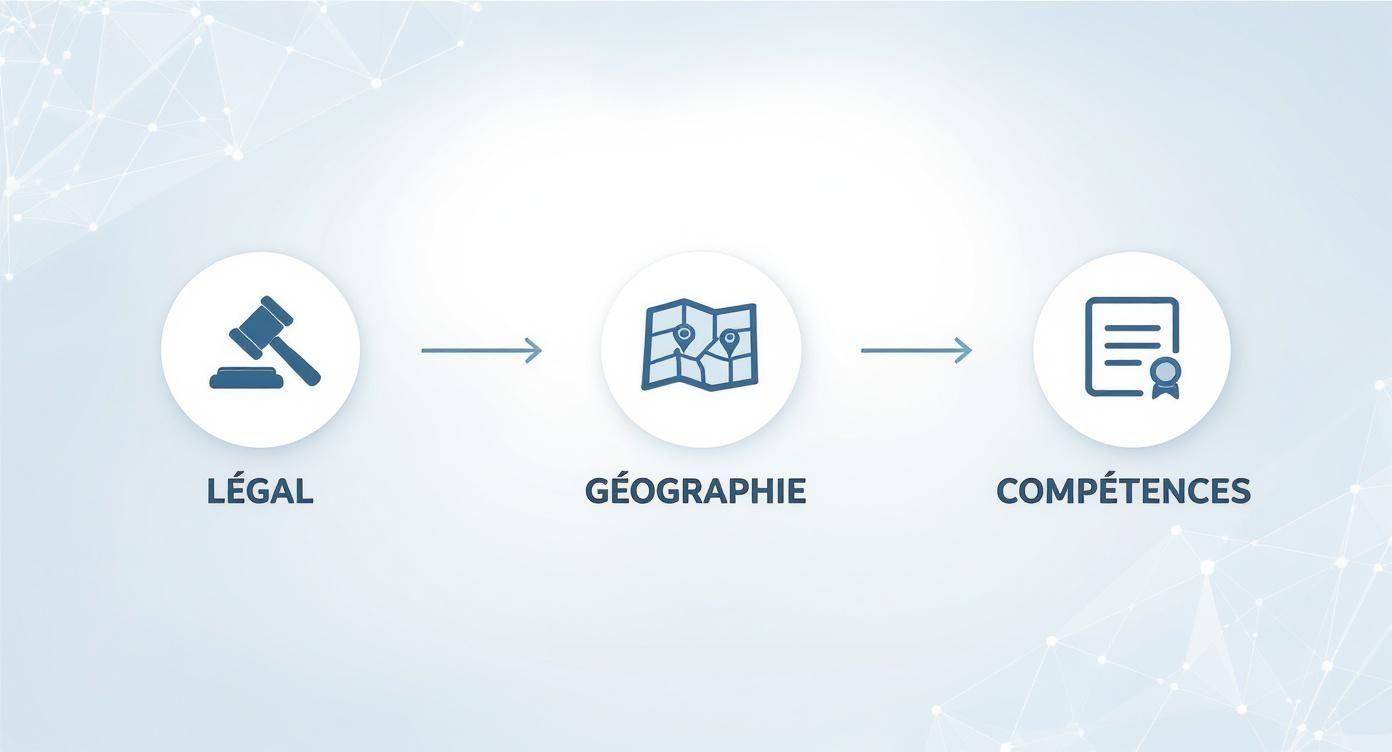 Une infographie présentant les étapes de l